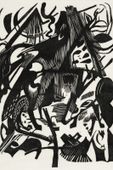 Plakat 20x30cm Birth of the Wolves, Marc Vintage do Salonu