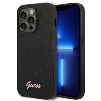 Guess GUHCP14LHGGSHK iPhone 14 Pro 6,1" czarny/black hard case Glitter