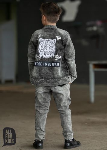Dres TYGRYS grafit JEANS 128 134 na Arena.pl