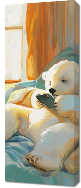 Obraz 40x100cm Misiowe Popołudnie zdjęcie 1