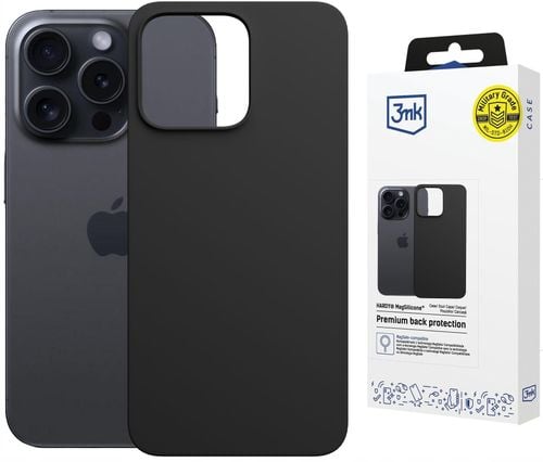 apple iphone 15 pro max - 3mk hardy magsilicone graphite na Arena.pl