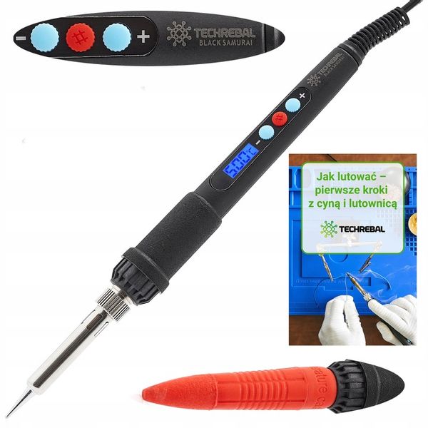 PRECYZYJNA LUTOWNICA KOLBOWA 60W Z WYŚW. 180-500°C zdjęcie 1