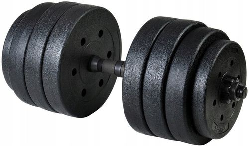 REGULOWANE HANTLE 40 KG ZESTAW HANTLI 2X20 KG Z FUNKCJĄ SZTANGI na Arena.pl