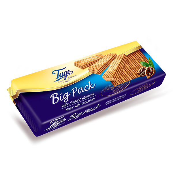 Tago Big Pack Wafle kakaowe 415 g zdjęcie 1