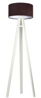 Lampa stojąca HOME 40 brązowa/biała/biała