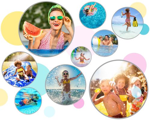 Jacuzzi Basen Ogrodowy Spa Corciano Okrągłe 180 x 66 cm Hydromasaż na Arena.pl