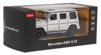 Autko Metalowe 1/32 Mercedes-Benz Amg G63 Z Dźwiękiem Białe Rastar