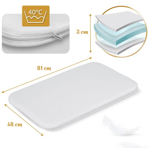 Łóżeczko dziecięce składane turystyczne dostawka Nukido NK-243 na Arena.pl