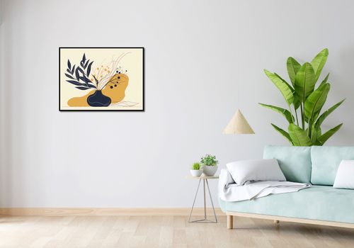 Plakat 80x60cm Spokój Ciemnych Liści na Arena.pl