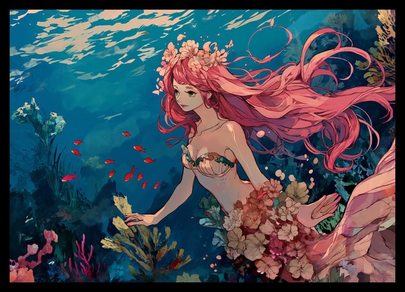 Plakat 42x29,7cm Nimfa Oceanu zdjęcie 2