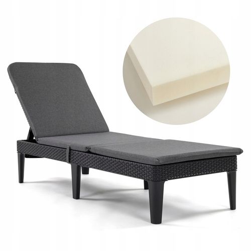 Poduszka na leżak JAIPUR GREY Melange S-02A na Arena.pl