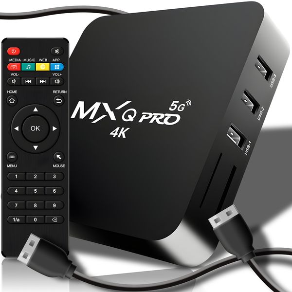 SMART TV BOX 8GB MXQ PRO 4K DEKODER Android 11.1 WIFI MULTIMEDIA + PILOT zdjęcie 2