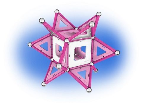 Klocki magnetyczne Pink 104 elementy na Arena.pl