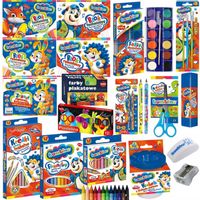 WYPRAWKA SZKOLNA BAMBINO DUŻY ZESTAW PRZYBORÓW SZKOLNYCH DO SZKOŁY XXL