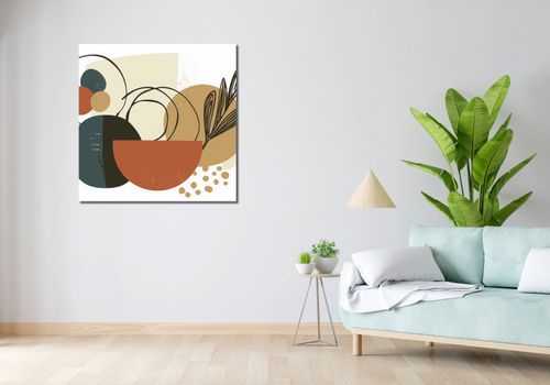 Obraz 90x90cm Kolaż Roślin na Arena.pl