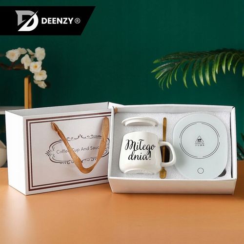 PODGRZEWACZ DO KUBKA KAWY HERBATY ZESTAW 5w1 Kubek z Podgrzewaczem + na Arena.pl