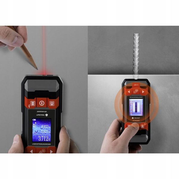 Wykrywacz metali przewodów dalmierz laserowy 2w1 zdjęcie 4