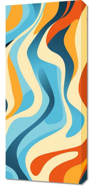 Obraz 40x90cm Tańczące Fale zdjęcie 1