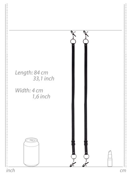 Labia Spreader with Clamps - Black zdjęcie 8