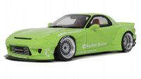 OTTO ROCKET BUNNY Aero(V1) MAZDA RX7 (FD3S) 2015 Pearl Green 999 pcs 1:18