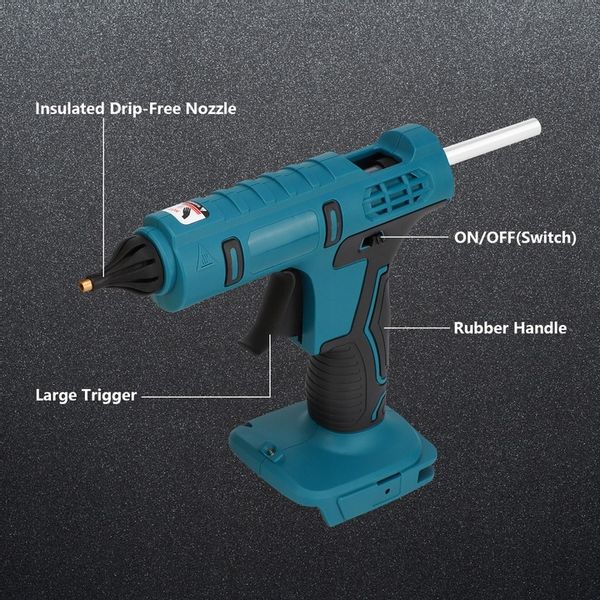 Akumulatorowy pistolet do kleju 100W zdjęcie 8