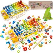 Układanka Drewniana- Sorter 6W1 Kruzzel 22636