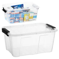 Pojemnik z pokrywą do przechowywania home box 8l uniwersalny organizer