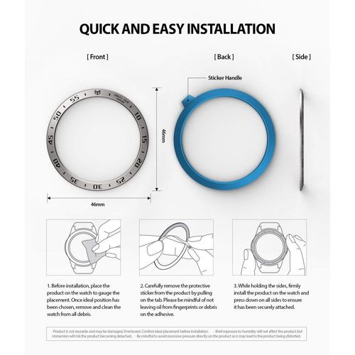RINGKE BEZEL STYLING GALAXY WATCH 46MM STAINLESS SILVER na Arena.pl