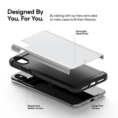 Caseology Legion Case - Etui iPhone Xs Max (Silver) na Arena.pl