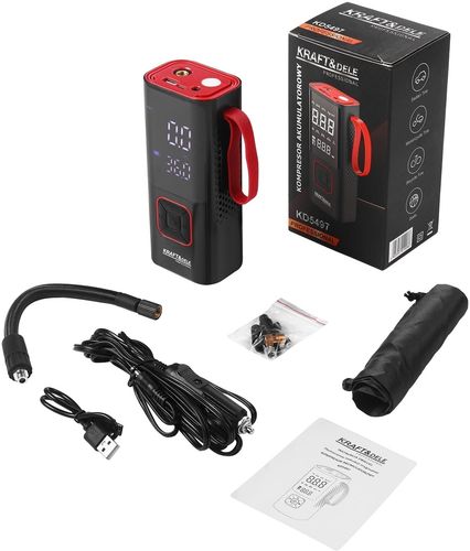 KOMPRESOR AKUMULATOROWY 85W 7800mAh KD5497 na Arena.pl