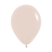 Balony lateksowe pastelowe biały piasek, 12 cm 50 szt.