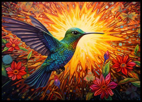 Plakat 84x59,5cm Koliber Barw na Arena.pl