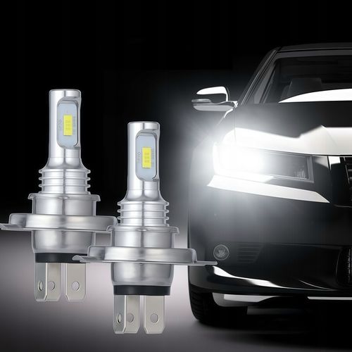 2x ŻARÓWKI LED H7 BARDZO MOCNE 8000LM 6500K 1:1 CANBUS 50000H 80W DC 12-24V na Arena.pl