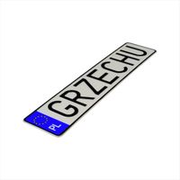 Polska tablica TUNING