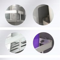 PÓŁKA PRYSZNICOWA NAROŻNA POD PRYSZNIC 2szt srebro