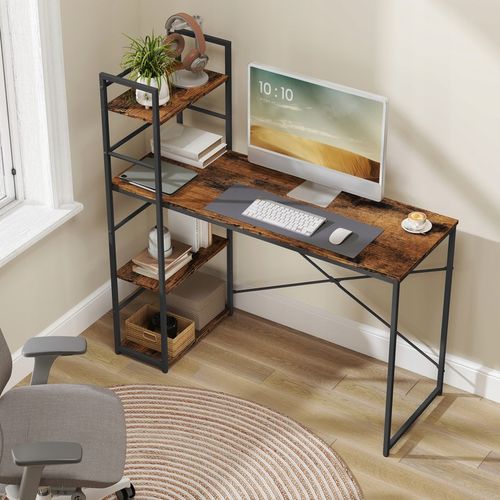 Biurko z Regałem MAX 4.0 Nowoczesne Do Pokoju Biura LOFT Rustykalne na Arena.pl