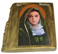 Ikona Święta Marianna patronka teściowych, synowych i życia nienarodzonego
