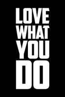 Love what – czarny – magnes