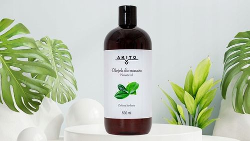 OLEJEK DO MASAŻU AKITO ZIELONA HERBATA OLEJ ARGANOWY NAWILŻAJĄCY 500ML na Arena.pl