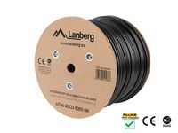 Kabel UTP LANBERG kat. 6 zewnętrzny 305m (LCU6-21CU-0305-BK)