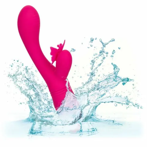 calexotics butterfly kiss flutter rożowy - masażer z 10 trybami pracy na Arena.pl