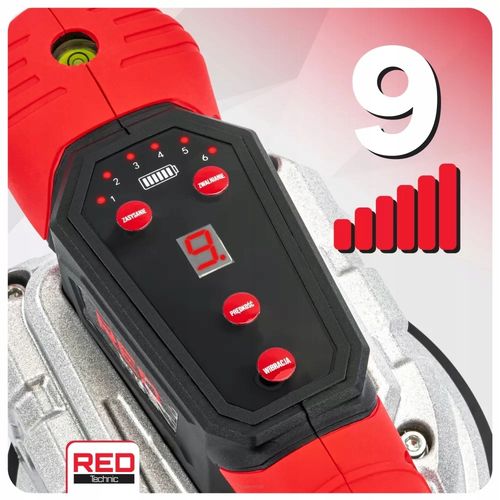 Przyssawka WIBRACYJNA do PŁYTEK 100KG wibrator AKUMULATOR 2x21V 2Ah WALIZKA na Arena.pl