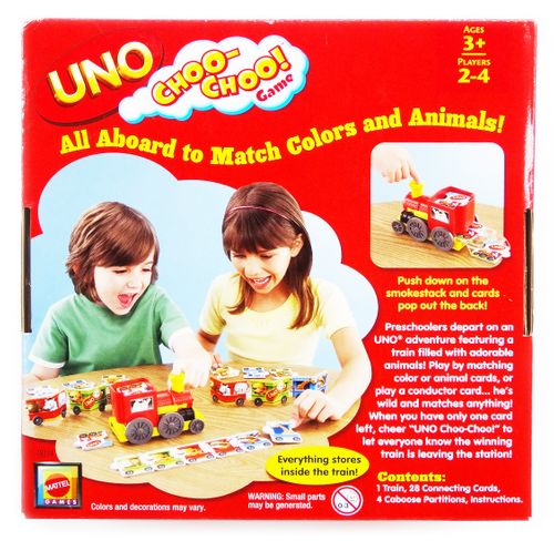 Gra Uno Choo Choo pociąg Mattel na Arena.pl
