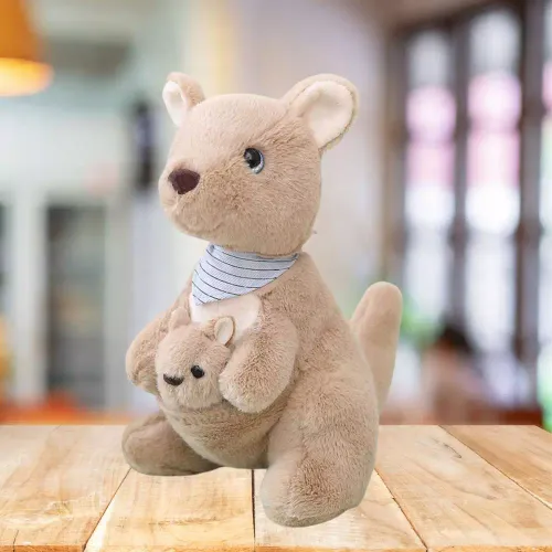 Kangur Pluszowy z Młodym 22 cm na Arena.pl