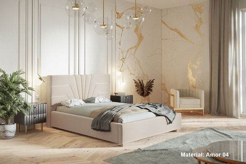 Łóżko tapicerowane 180x200 Royal 1 pojemnik stelaż na Arena.pl