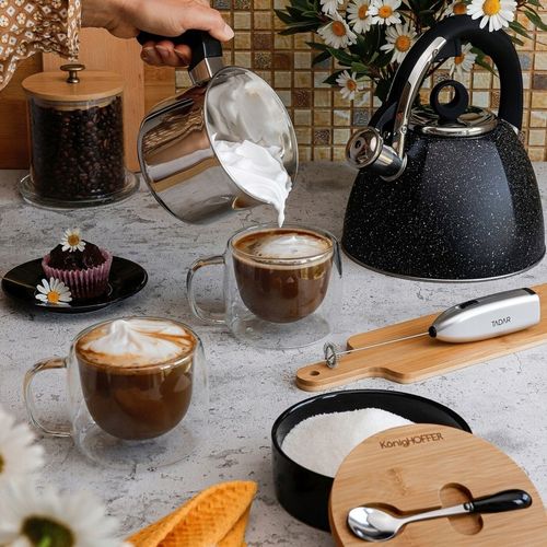 Duże SZKLANKI TERMICZNE do kawy 350ml komplet szklanek 2 szt. Sublime Mona na Arena.pl