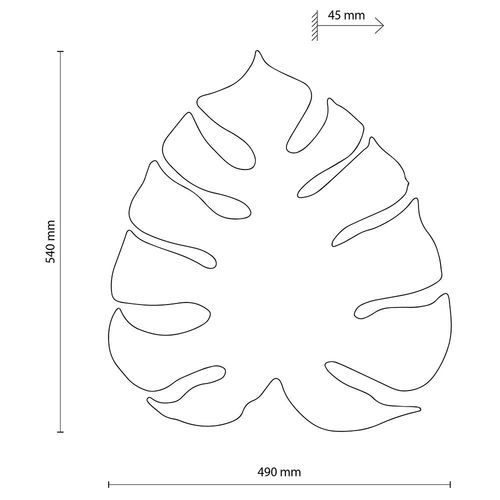 kinkiet monstera xl beige 6436 tk lighting na Arena.pl