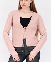 VILA VIMIL L/S KNIT CARDIGAN RÓŻOWY XS
