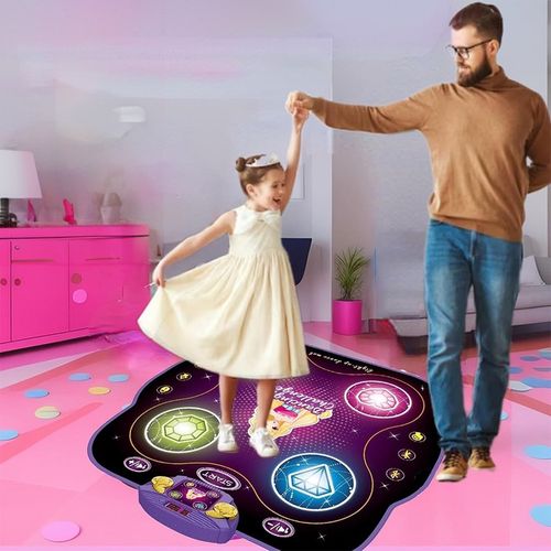 MATA DO TAŃCA DLA DZIECI MATA DO TAŃCA MUZYCZNEGO Z LED BLUETOOTH 9POZIOMÓW na Arena.pl