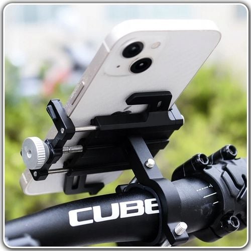 UCHWYT ROWEROWY NA TELEFON MONTOWANY NA KIEROWNICĘ ROWERU ALUMINIOWY na Arena.pl